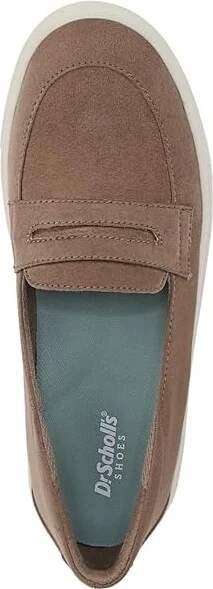 Dr. Scholl's Nova Moc Women's Flat Shoes Mocha Taupe Microfiber : 10 M, Polyester - Image 2