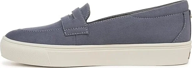 Dr. Scholl's Nova Moc Women's Flat Shoes Oxide Blue Microfiber : 6.5 M, Polyester - Image 6