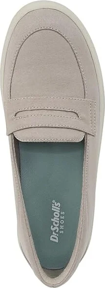 Dr. Scholl's Nova Moc Women's Flat Shoes Oyster Microfiber : 7 M, Polyester - Image 2