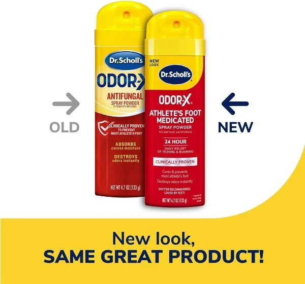 Dr. Scholl's Odor-X Athlete's Foot 24hr Medicated AF Spray Powder - 4.7oz - Image 2