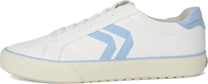 Dr. Scholl's Offline Lace-Up Women's Flat Shoes White/ Blue : 11 M, Synthetic - Image 6