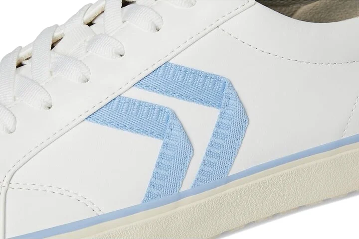 Dr. Scholl's Offline Lace-Up Women's Flat Shoes White/ Blue : 11 M, Synthetic - Image 7