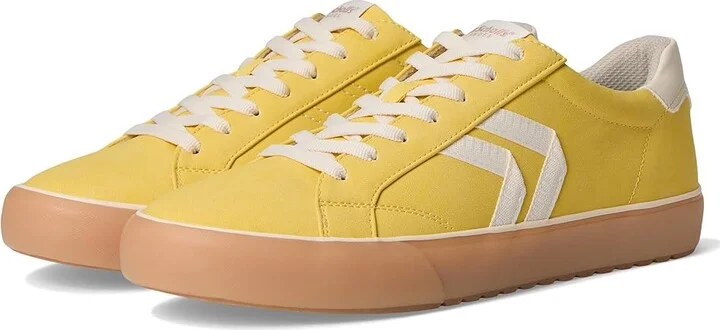Dr. Scholl's Offline Lace-Up Women's Flat Shoes Yellow : 6.5 M, Synthetic
