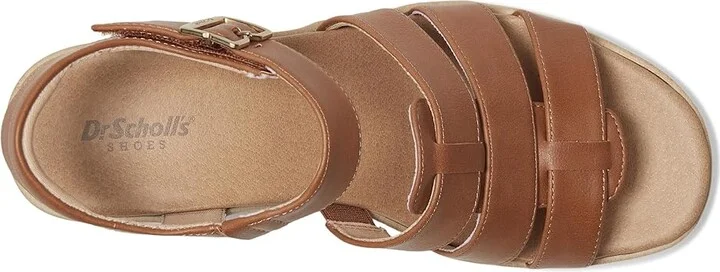 Dr. Scholl's Oh Kay Women's Sandals Honey Brown Smooth : 7 M, Synthetic - Image 2