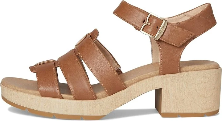 Dr. Scholl's Oh Kay Women's Sandals Honey Brown Smooth : 7 M, Synthetic - Image 6