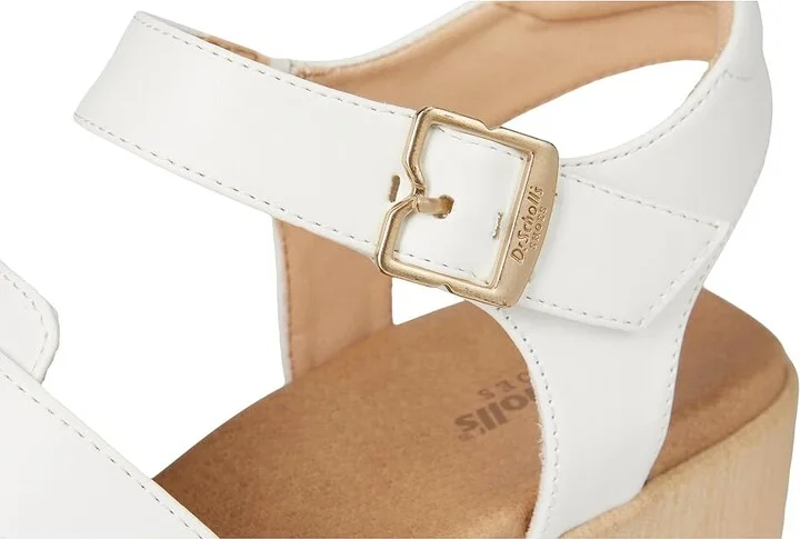 Dr. Scholl's Oh Kay Women's Sandals White Smooth : 11 M, Synthetic - Image 7