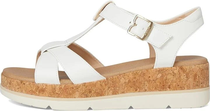 Dr. Scholl's Once Again Women's Wedge Shoes White Faux Leather : 11 M - Image 6