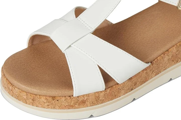 Dr. Scholl's Once Again Women's Wedge Shoes White Faux Leather : 11 M - Image 7