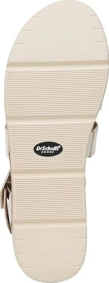 Dr. Scholl's Once Twice Espadrille Platform Wedge Sandal Women's Sandals White/Cork : 10 M, Leather - Image 3