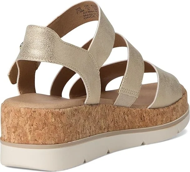 Dr. Scholl's Once Twice Women's Shoes Gold : 7.5 M, Synthetic - Image 4
