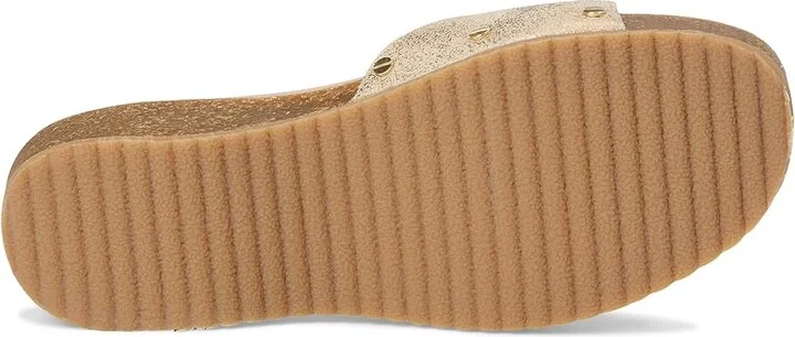 Dr. Scholl's Original Flex Slide Sandals Women's Sandals Gold : 8 M, Leather/Suede - Image 3