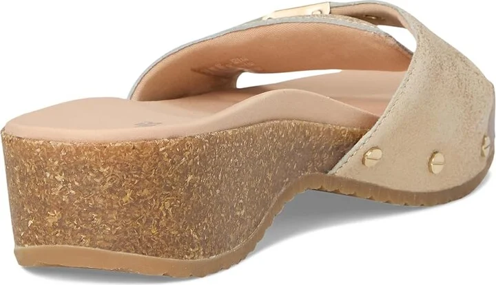 Dr. Scholl's Original Flex Slide Sandals Women's Sandals Gold : 8 M, Leather/Suede - Image 4