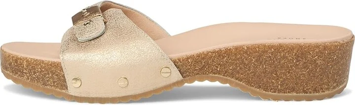 Dr. Scholl's Original Flex Slide Sandals Women's Sandals Gold : 8 M, Leather/Suede - Image 6