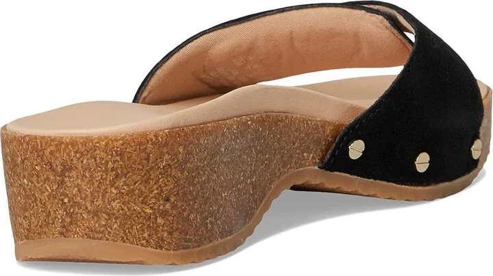 Dr. Scholl's Original Flex Women's Wedge Shoes Black Leather : 8 M - Image 4