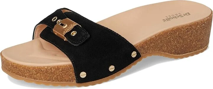 Dr. Scholl's Original Flex Women's Wedge Shoes Black Leather : 8 M - Image 5
