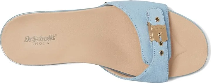 Dr. Scholl's Original Flex Women's Wedge Shoes Blue Sky Smooth : 8.5 M, Leather - Image 2