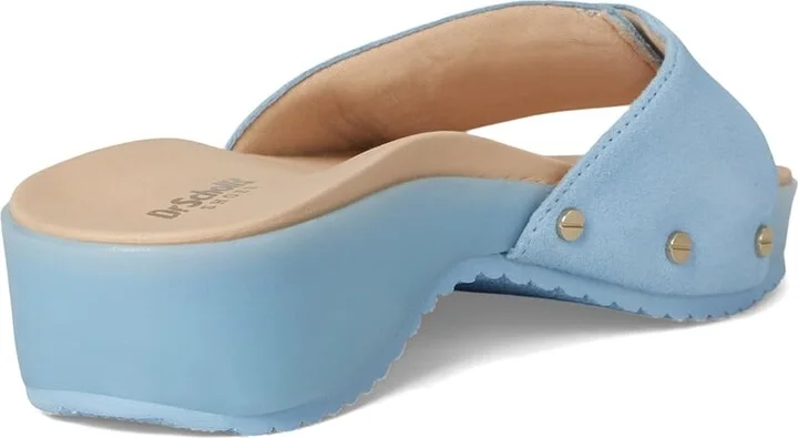 Dr. Scholl's Original Flex Women's Wedge Shoes Blue Sky Smooth : 8.5 M, Leather - Image 4