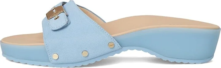 Dr. Scholl's Original Flex Women's Wedge Shoes Blue Sky Smooth : 8.5 M, Leather - Image 6