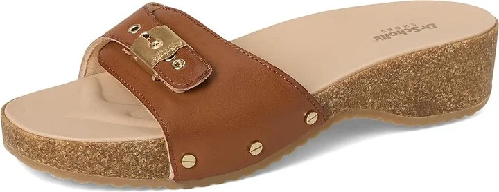 Dr. Scholl's Original Flex Women's Wedge Shoes Honey Brown Leather : 7 M - Image 5