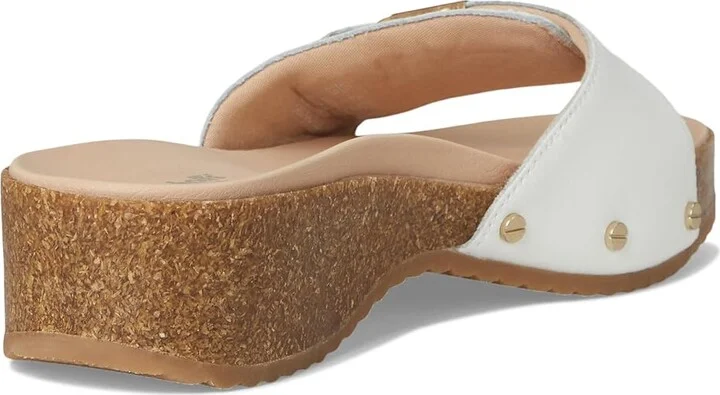 Dr. Scholl's Original Flex Women's Wedge Shoes White Leather : 9 M - Image 4