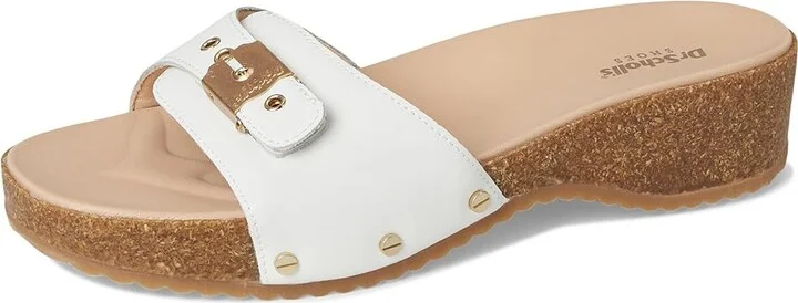 Dr. Scholl's Original Flex Women's Wedge Shoes White Leather : 9 M - Image 5