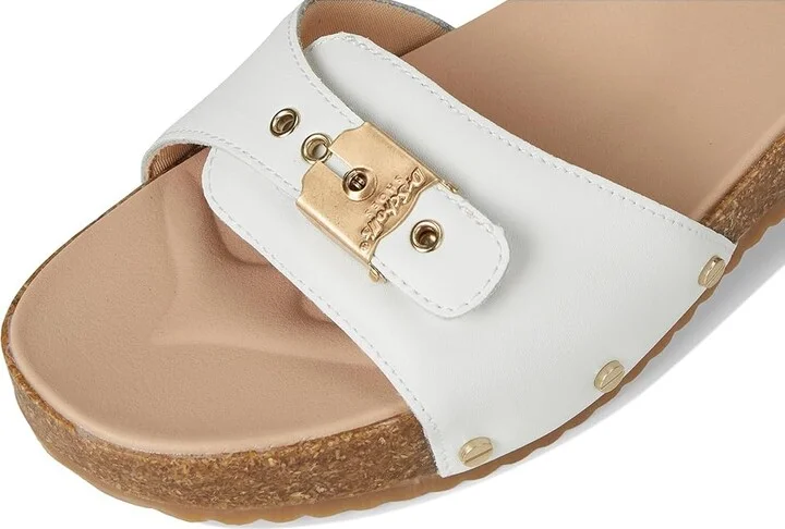 Dr. Scholl's Original Flex Women's Wedge Shoes White Leather : 9 M - Image 7
