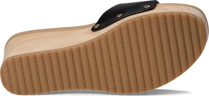Dr. Scholl's Original Life Slide Sandal Women's Sandals Black Leather : 11 M - Image 3
