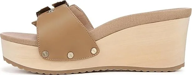 Dr. Scholl's Original Life Slide Sandal Women's Sandals Tan Leather : 11 M - Image 5
