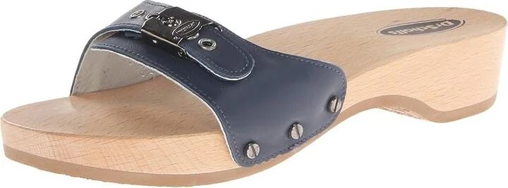 Dr. Scholl's Original - Original Collection Women's Slide Shoes Navy : 11 M, Leather - Image 2