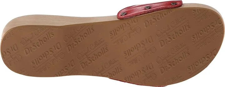 Dr. Scholl's Original - Original Collection Women's Slide Shoes Red : 10 M, Leather - Image 4