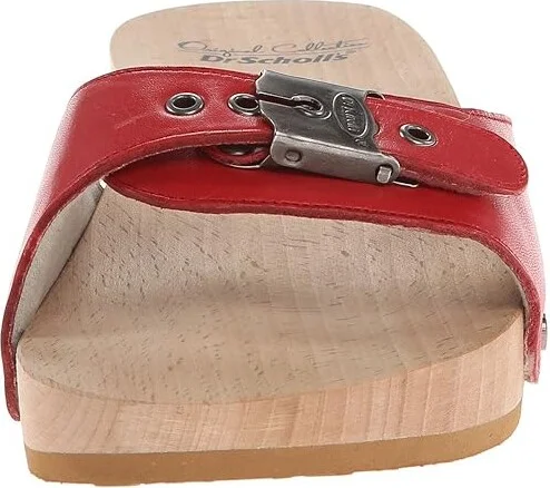 Dr. Scholl's Original - Original Collection Women's Slide Shoes Red : 10 M, Leather - Image 6