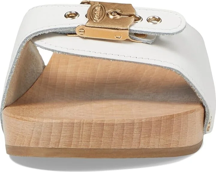 Dr. Scholl's Original - Original Collection Women's Slide Shoes White : 11 M, Leather - Image 3