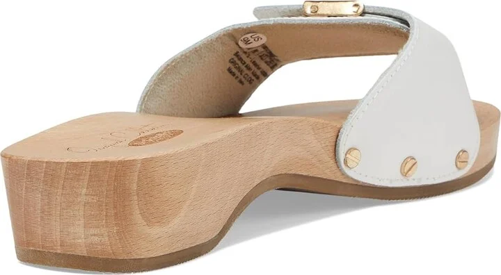 Dr. Scholl's Original - Original Collection Women's Slide Shoes White : 11 M, Leather - Image 5