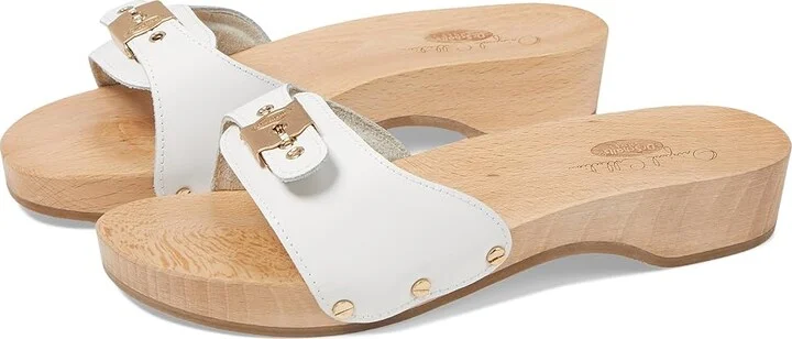 Dr. Scholl's Original - Original Collection Women's Slide Shoes White : 11 M, Leather