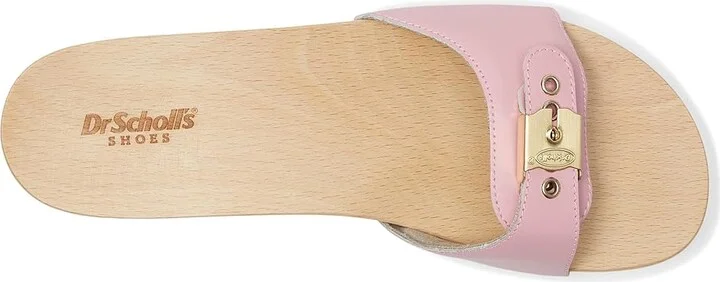 Dr. Scholl's Original Slides Women's Sandals Pink Leather : 9 M - Image 2