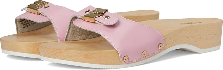 Dr. Scholl's Original Slides Women's Sandals Pink Leather : 9 M