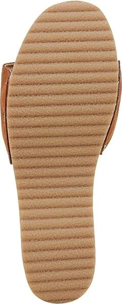 Dr. Scholl's Original Too Slide Sandal Women's Sandals Honey Brown Leather : 9 M, Leather/Rubber - Image 3