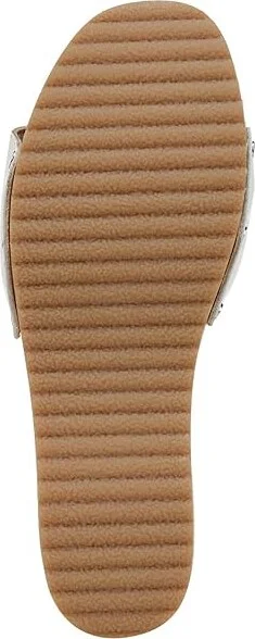 Dr. Scholl's Original Too Slide Sandal Women's Sandals White Leather : 9 M, Leather/Rubber - Image 3