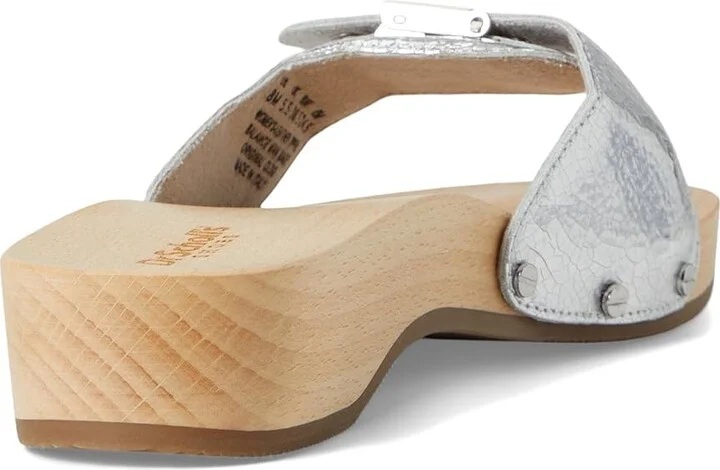 Dr. Scholl's Original Women's Sandals Silver Leather : 6 M - Image 4