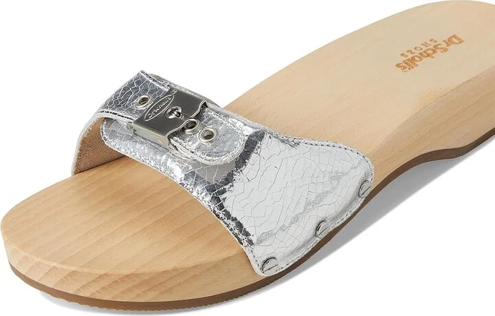 Dr. Scholl's Original Women's Sandals Silver Leather : 6 M - Image 7