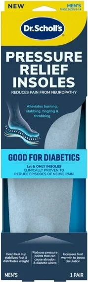 Dr. Scholl's Pressure Relief Trim to Fit Insoles for Men - Size (8-13)