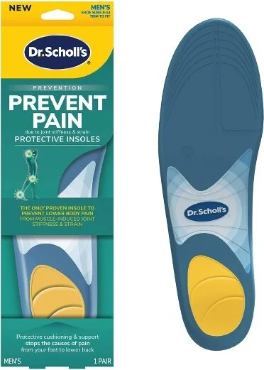 Dr. Scholl's Prevent Pain Men's Shoe Insoles - Size 8-14