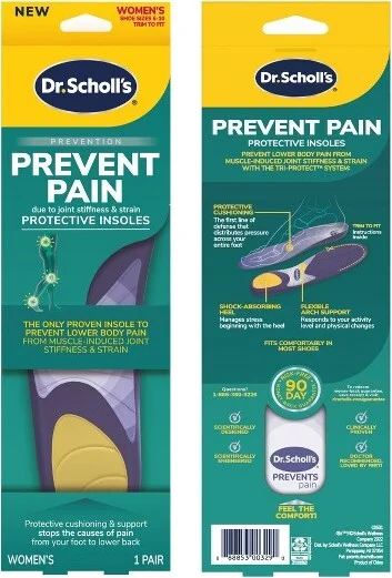 Dr. Scholl's Prevent Pain Women's Shoe Insoles - Size 6-10 - Image 2