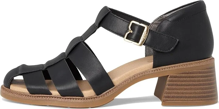 Dr. Scholl's Rate Up Day Fisherman Sandal Women's Sandals Black : 9 M, Leather - Image 6