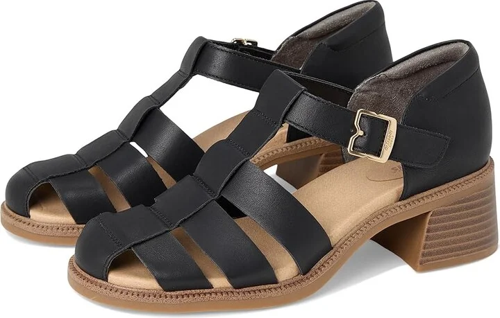 Dr. Scholl's Rate Up Day Fisherman Sandal Women's Sandals Black : 9 M, Leather