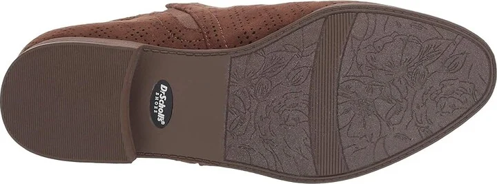 Dr. Scholl's Rate Zip Women's Shoes Chocolate Brown Microfiber Perf : 10 M, Textile - Image 4
