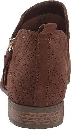 Dr. Scholl's Rate Zip Women's Shoes Chocolate Brown Microfiber Perf : 10 M, Textile - Image 5