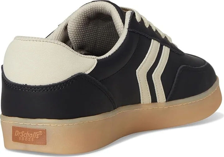 Dr. Scholl's Rebel Sport Women's Shoes Black/White : 6 M, Leather/Suede - Image 4