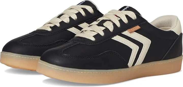 Dr. Scholl's Rebel Sport Women's Shoes Black/White : 6 M, Leather/Suede