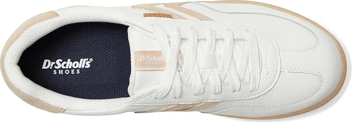 Dr. Scholl's Rebel Sport Women's Shoes White Cuban Sand Faux Leather : 7 M, Leather/Suede - Image 2